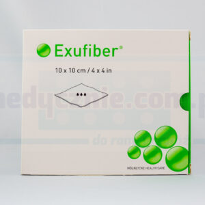 Exufiber 10cm* 10cm medicazione fibrosa gelificante 1pc